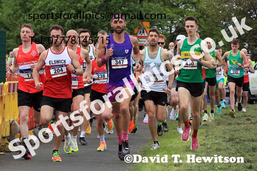 The 2023 Clive Cookson 10k Road Race (organised by NSP), Wed. May 17th. Photo: David T. Hewitson/Sports for All Pics